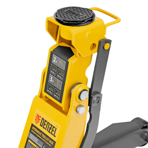 Домкрат гидравлический подкатной, 2/3 т, 98-770 мм, быстрый подъем, низ. подхват, проф, SUV Denzel по ценам производителя в Санкт-Петербурге с доставкой по всей России