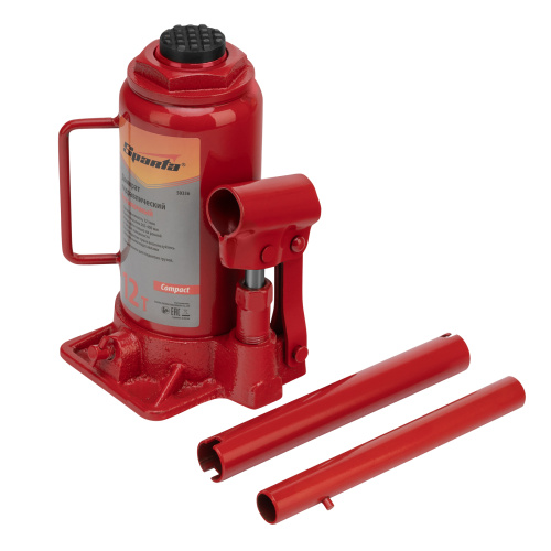 Домкрат гидравлический бутылочный 12 т, h подъема 205-400 мм Sparta Compact по ценам производителя в Санкт-Петербурге с доставкой по всей России