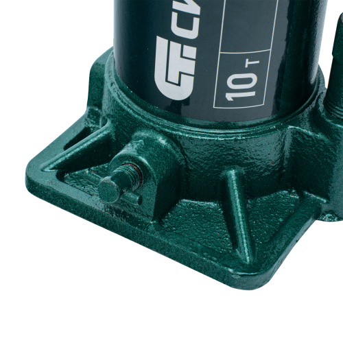 Домкрат гидравлический бутылочный, 10 т, 190-370 мм Сибртех по ценам производителя в Санкт-Петербурге с доставкой по всей России