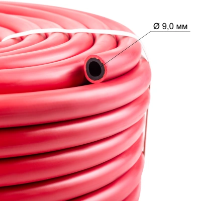 Рукав д.9.0мм красный (бухта 40 метров, пр-во FoxWeld/КНР) по ценам производителя в Санкт-Петербурге с доставкой по всей России