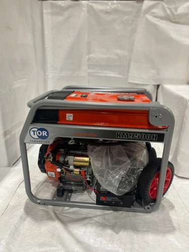 Генератор бензиновый 7,0 кВт 220В с АВР, электростартером и колесами TOR KM9500HA по ценам производителя в Санкт-Петербурге с доставкой по всей России