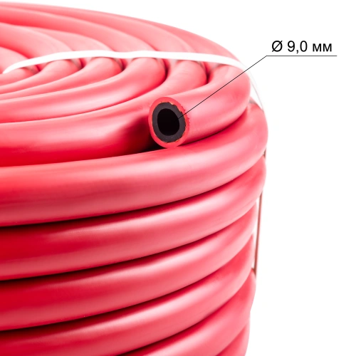 Рукав д.9.0мм красный (бухта 40 метров, пр-во FoxWeld/КНР) по ценам производителя в Санкт-Петербурге с доставкой по всей России