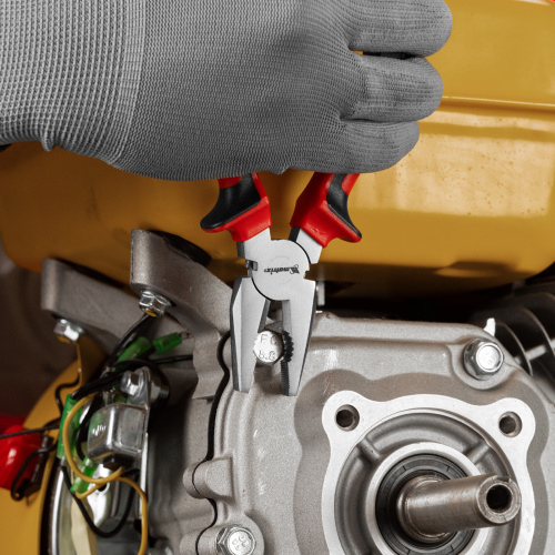 Плоскогубцы Nickel, 160 мм, никелированные, двухкомпонентные рукоятки Matrix купить в Москве с доставкой по всей России | ProtosMarket.ru