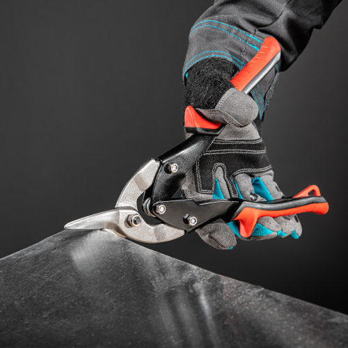 Ножницы по металлу, 250 мм, правые, обрезиненные рукоятки Matrix купить в Москве с доставкой по всей России | ProtosMarket.ru