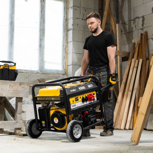 Транспортировочный комплект (колеса и ручки) для генераторов PS Denzel купить в Москве с доставкой по всей России | ProtosMarket.ru