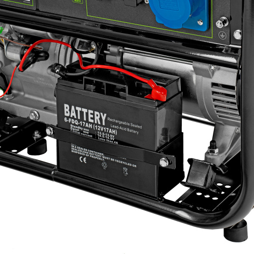 Генератор бензиновый БС-6500Э, 5.5 кВт, 230В, четырехтактный, 25 л, электростартер Сибртех по ценам производителя в Санкт-Петербурге с доставкой по всей России