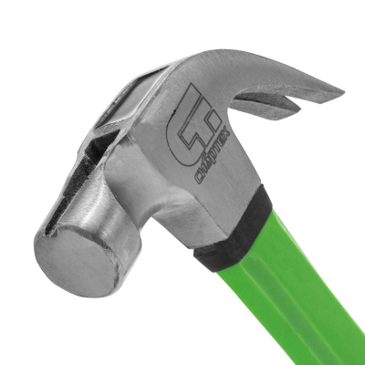 Молоток-гвоздодер, 450 г, с магнитом, фибергласовая обрезиненная рукоятка Сибртех купить в Москве с доставкой по всей России | ProtosMarket.ru