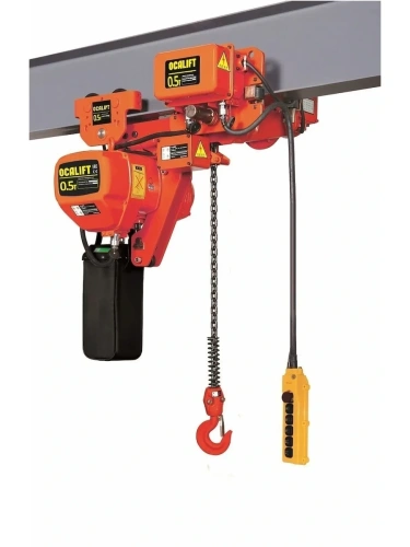 0,5т 9м УСВ таль цепная ТЭЦ OCALIFT 005-01LHS 380в передвижная односкоростная по ценам производителя в Санкт-Петербурге с доставкой по всей России