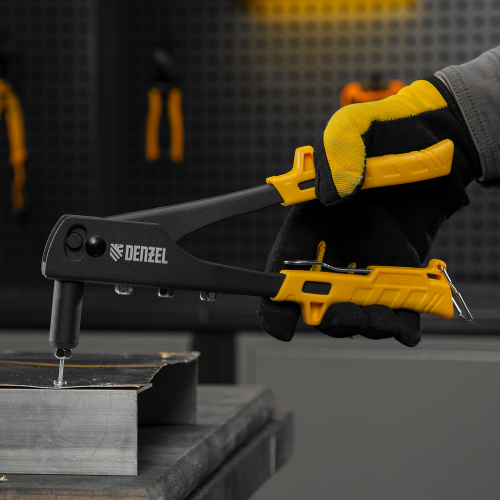 Заклепочник ручной, 255 мм, заклепки 2,4-3,2-4,0-4,8 мм Denzel купить в Москве с доставкой по всей России | ProtosMarket.ru