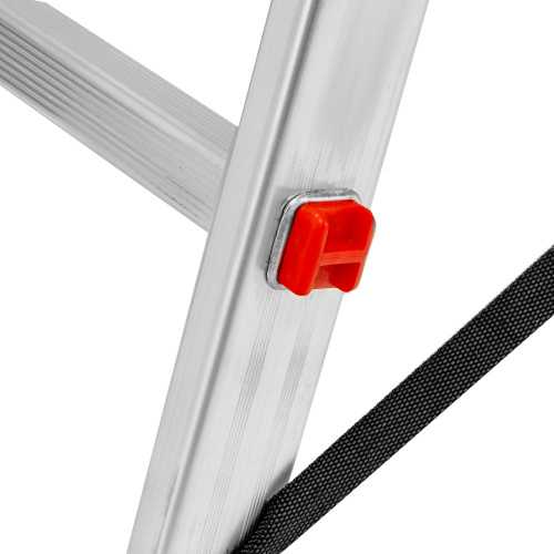 Лестница, 2 х 9 ступеней, алюминиевая, двухсекционная, Сибртех купить в Москве с доставкой по всей России | ProtosMarket.ru