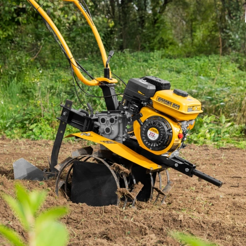 Мотоблок DPT-170S, 7 л.с., ремен.сцеп, фрез 3х4, ШОМ, передачи 2В/1Н Denzel по ценам производителя в Санкт-Петербурге с доставкой по всей России