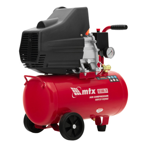 Компрессор воздушный DC1500L/24, 1,5 кВт, 24 л, 210 л/мин MTX по ценам производителя в Санкт-Петербурге с доставкой по всей России