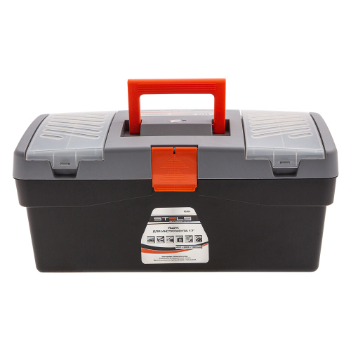 Ящик для инструмента 17", 420 х 220 х 180 мм, пластик Stels купить в Москве с доставкой по всей России | ProtosMarket.ru