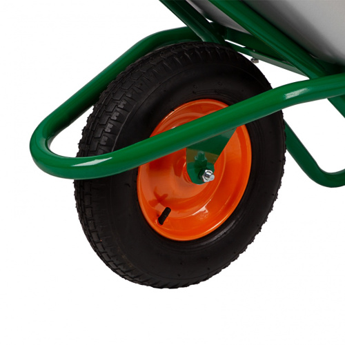 Тачка садово-строительная, усиленная, грузоподъемность 200 кг, объем 90 л купить в Москве с доставкой по всей России | ProtosMarket.ru