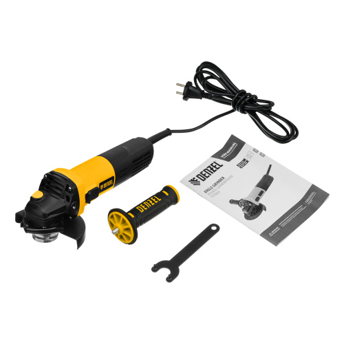 Машина шлифовальная угловая AG115-750, 750 Вт, 115 мм, 11000 об/мин Denzel купить в Москве с доставкой по всей России | ProtosMarket.ru