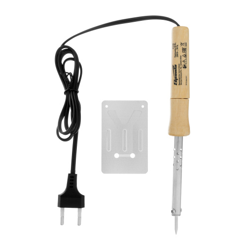Паяльник с ручкой из дерева, 40 Вт, 220 В Sparta по ценам производителя в Санкт-Петербурге с доставкой по всей России