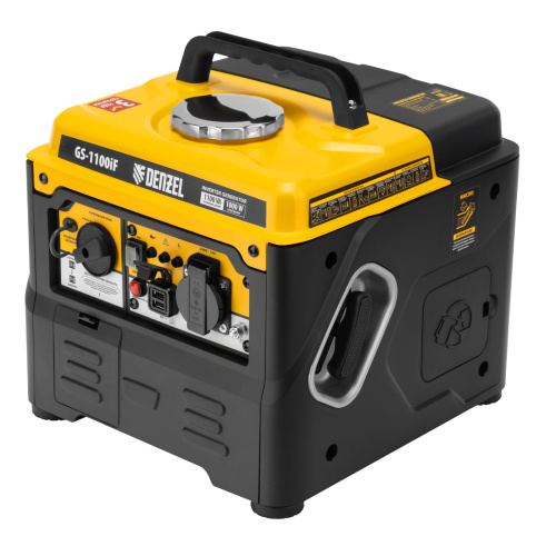 Генератор инверторный GS-1100iF, 1,1 кВт, 230 В, ручной старт DENZEL по ценам производителя в Санкт-Петербурге с доставкой по всей России