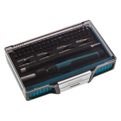 Отвертка с набором бит и торцевых головок для точных работ, гибкий привод, 48 шт, CrMo Gross купить в Москве с доставкой по всей России | ProtosMarket.ru