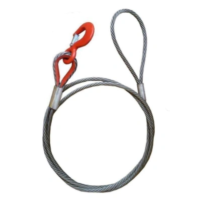 Буксир канатный TOR БТК 24,0 т 15,0 м опрессовка (петля-петля) канат 22,5 мм