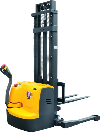 Штабелер самоходный 1,5 т 4,5 м XILIN CTDR15-III Li-ion  24/230 В/Ач раздвижные вилы и опоры по ценам производителя в Санкт-Петербурге с доставкой по всей России