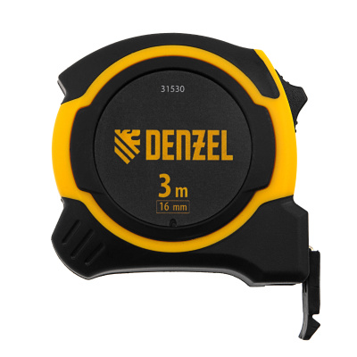 Рулетка 3м х 16мм, двухкомп. корпус, магнитный обрезиненный зацеп Denzel по ценам производителя в Санкт-Петербурге с доставкой по всей России