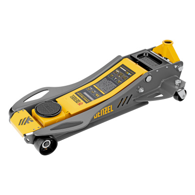 Домкрат гидравлический подкатной, 3,8 т, 110-580 мм, быстрый подъем, низкий подхват, проф. Denzel по ценам производителя в Санкт-Петербурге с доставкой по всей России