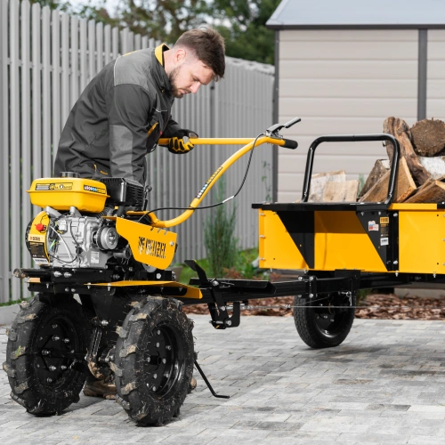 Мотоблок DPT-370S, 7 л.с., ремен.сцеп, фрез 3х4, ШОМ, передачи 3В/1Н Denzel по ценам производителя в Санкт-Петербурге с доставкой по всей России