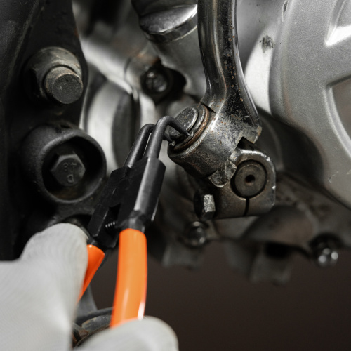 Съемник, 150 мм, для внешних стопорных колец, изогнутые губки (разжим) Sparta по ценам производителя в Санкт-Петербурге с доставкой по всей России