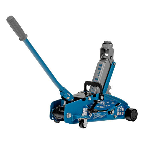 Домкрат гидравлический подкатной с фиксатором, 2.5 т, Safety Pin, 140-385 мм, в кейсе Stels по ценам производителя в Санкт-Петербурге с доставкой по всей России