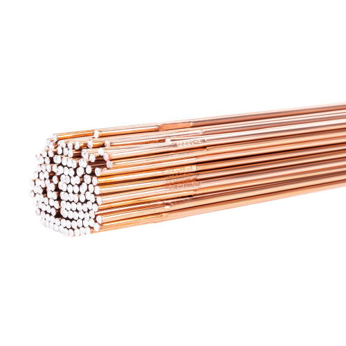 Foxweld Пруток омедненный ER70S-6 (Св08Г2С) д.2,4х1000мм, 5кг (1 пачка, пр-во FoxWeld/КНР) по ценам производителя в Санкт-Петербурге с доставкой по всей России