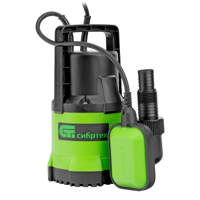 Дренажный насос для чистой воды СДН300-5, 300 Вт, напор 6.5м, 6500 л/ч Сибртех купить в Москве с доставкой по всей России | ProtosMarket.ru