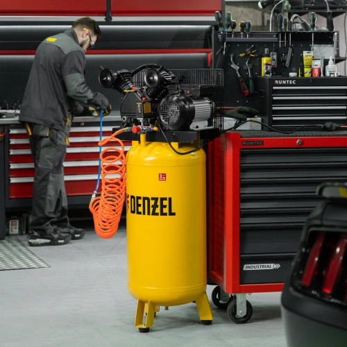 Компрессор воздушный BCV2200/100V, ременный привод , 2.3 кВт, 100 литров, 440 л/мин Denzel по ценам производителя в Санкт-Петербурге с доставкой по всей России