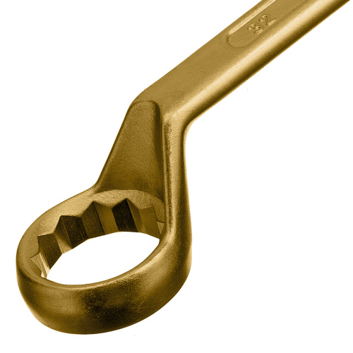 Ключ накидной, 30 х 32 мм, желтый цинк Сибртех купить в Москве с доставкой по всей России | ProtosMarket.ru