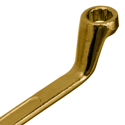 Ключ накидной, 10 х 11 мм, желтый цинк Сибртех по ценам производителя в Санкт-Петербурге с доставкой по всей России