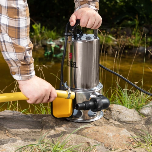 Дренажный насос DP1100X, 1100 Вт, подъем 11 м, 15500 л/ч Denzel по ценам производителя в Санкт-Петербурге с доставкой по всей России