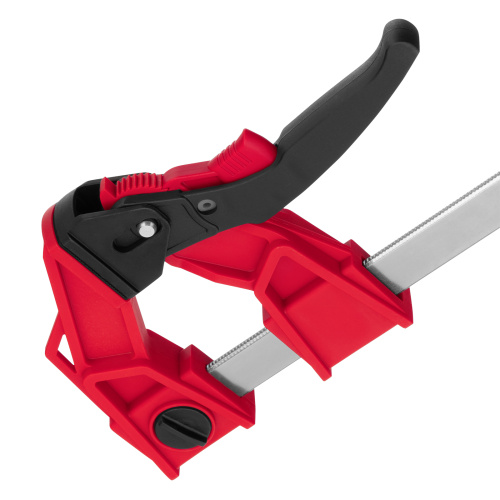 Струбцина реечная быстрозажимная, усиленная, пластиковый корпус рычажно-храповой механизм 300 х 100 х 456 мм, штанга 5 х 22 мм Matrix купить в Москве с доставкой по всей России | ProtosMarket.ru