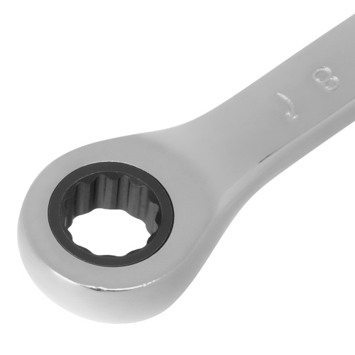 Ключ комбинированный трещоточный, 8 мм, CrV, зеркальный хром Matrix Professional купить в Москве с доставкой по всей России | ProtosMarket.ru