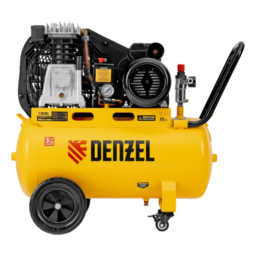 Компрессор воздушный рем. привод BCI 2100/50, 2,1 кВт, 50 литров, 400 л/мин Denzel по ценам производителя в Санкт-Петербурге с доставкой по всей России