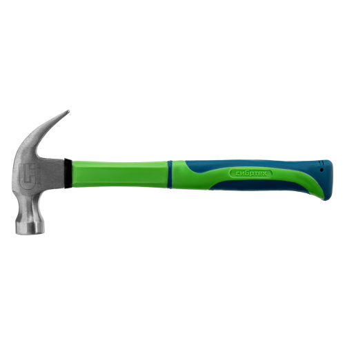 Молоток-гвоздодер, 450 г, фибергласовая обрезиненная рукоятка Сибртех купить в Москве с доставкой по всей России | ProtosMarket.ru