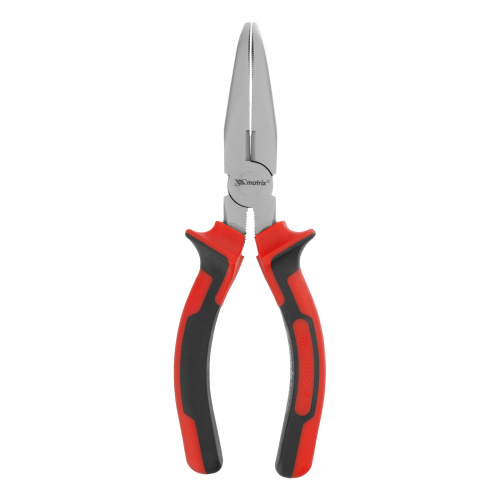 Длинногубцы изогнутые Nickel, 180 мм, никелированные, двухкомпонентные рукоятки Matrix купить в Москве с доставкой по всей России | ProtosMarket.ru