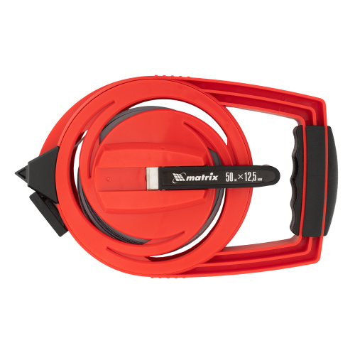 Рулетка геодезическая, 50 м х 12,5 мм, металлическая лента, закрытый корпус Matrix по ценам производителя в Санкт-Петербурге с доставкой по всей России