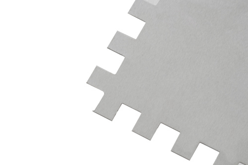 Гладилка из нержавеющей стали, 280 х 130 мм, зеркальная полировка, пластмассовая ручка, зуб 8 х 8 мм Matrix купить в Москве с доставкой по всей России | ProtosMarket.ru