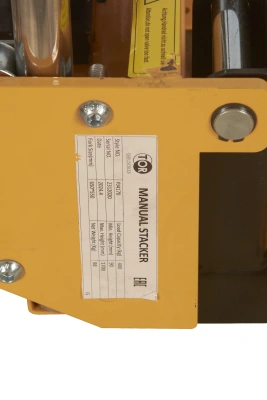 Штабелер гидравлический 0,4 т 1,7 м TOR PJ4170 облегченный по ценам производителя в Санкт-Петербурге с доставкой по всей России