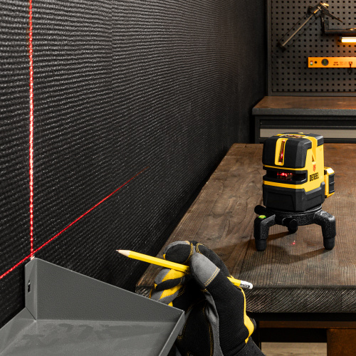 Лазерный уровень LX 05 Red, 20 м, 635 нм, аккумулятор Li 5200 mAh, резьба 5/8" Denzel купить в Москве с доставкой по всей России | ProtosMarket.ru