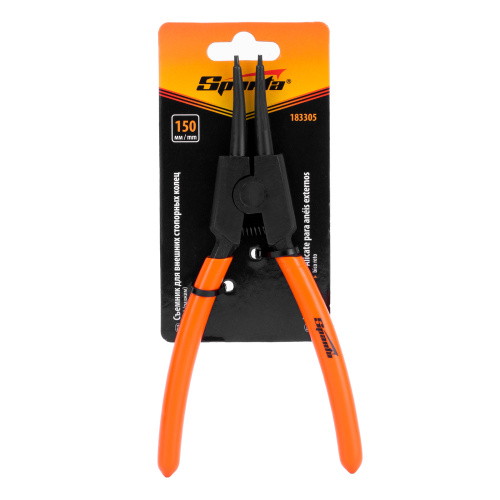 Съемник, 150 мм, для внешних стопорных колец, прямой (разжим) Sparta по ценам производителя в Санкт-Петербурге с доставкой по всей России