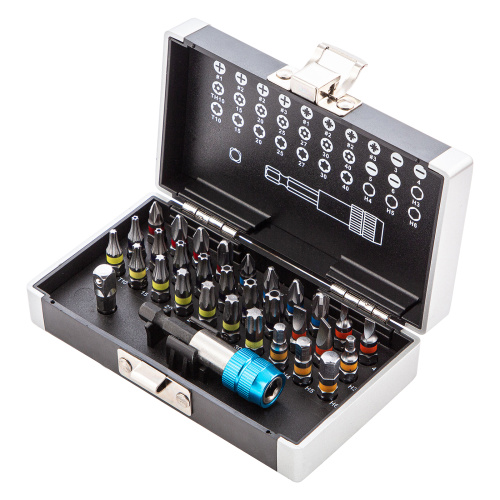 Набор бит, магнитный адаптер, сталь S2, пластиковый кейс, 32 предмета Gross купить в Москве с доставкой по всей России | ProtosMarket.ru