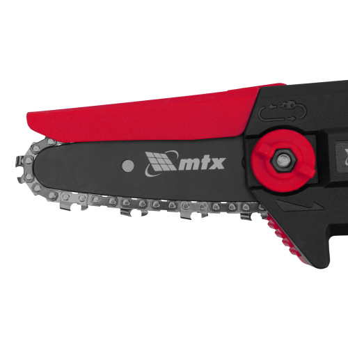Цепная мини-пила аккумуляторная, MCS-100, шина 100 мм, Li-Ion, 20 В MTX по ценам производителя в Санкт-Петербурге с доставкой по всей России