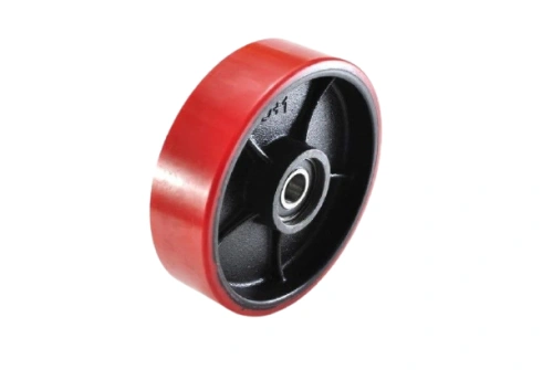 Колесо полиуретан 200х50 мм с подшипником для тележек гидравлических BF/WB/RHP/BFS по ценам производителя в Санкт-Петербурге с доставкой по всей России