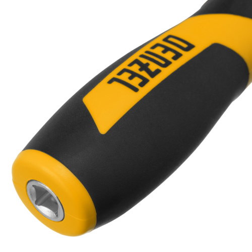 Набор инструментов, 1/2", 1/4", CrV, S2, пластиковый кейс, 84 предмета Denzel купить в Москве с доставкой по всей России | ProtosMarket.ru