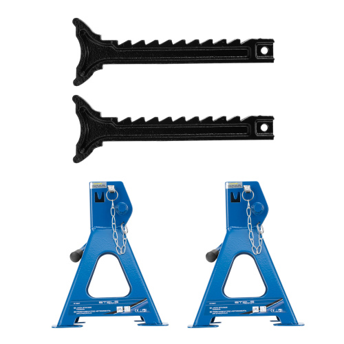 Подставки под автомобиль регулируемые, 2 т, H подъема 280-420 мм, 2 шт, Stels по ценам производителя в Санкт-Петербурге с доставкой по всей России